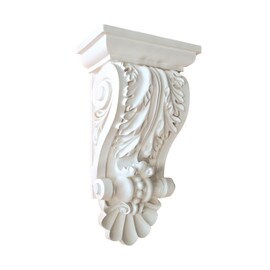 8-1/2" Wide x 15" High Primed White Polyurethane Corbel