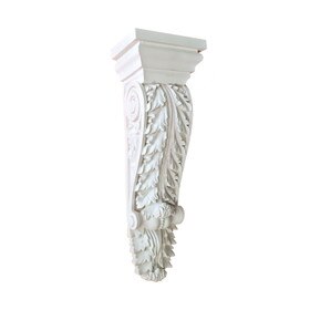 5-13/16" Wide x 17-3/8" High Primed White Polyurethane Corbel