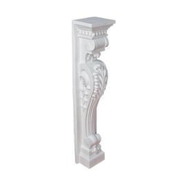 8-1/8" Wide x 41-1/2" High Primed White Polyurethane Corbel