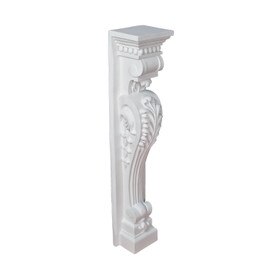 8-1/8" Wide x 41-1/2" High Primed White Polyurethane Corbel