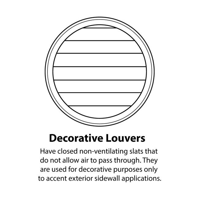 Fypon | Round Louver