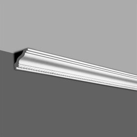 2-3/4in Face x 2in H x 2in Proj | Primed White Polyurethane | Crown Moulding