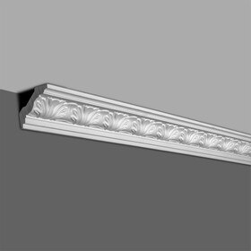 3-1/2in Face x 2-3/8in H x 2-5/8in Proj | Primed White Polyurethane | Crown Moulding