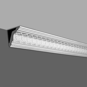 4-1/2in Face x 3-3/8in H x 3in Proj | Primed White Polyurethane | Crown Moulding