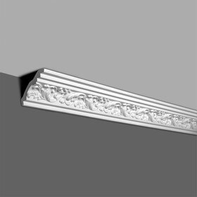 4in Face x 2-7/8in H x 2-7/8in Proj | Primed White Polyurethane | Crown Moulding