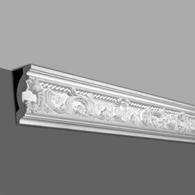 5in Face x 4-1/2in H x 2in Proj | Primed White Polyurethane | Crown Moulding