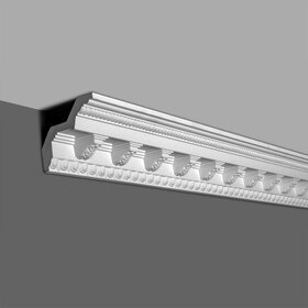 5-3/8in Face x 3-15/16in H x 3-5/8in Proj | Primed White Polyurethane | Crown Moulding