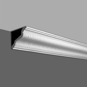 5-5/8in Face x 3-15/16in H x 3-15/16in Proj | Primed White Polyurethane | Crown Moulding