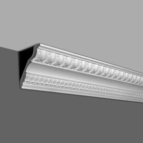 6in Face x 4-15/16in H x 3-1/2in Proj | Primed White Polyurethane | Crown Moulding