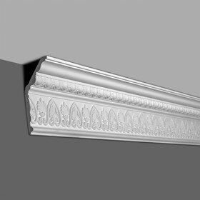 7in Face x 6-1/2in H x 2-1/2in Proj | Primed White Polyurethane | Crown Moulding