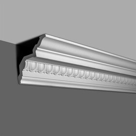 7in Face x 5-1/4in H x 5-1/2in Proj | Primed White Polyurethane | Crown Moulding