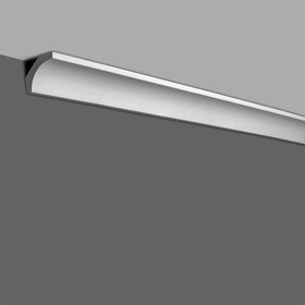 2-3/4in Face x 2in H x 1-7/8in Proj | Primed White Polyurethane | Crown Moulding