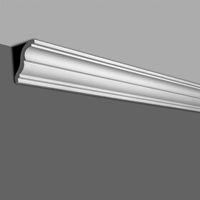 3-7/8in Face x 3-1/8in H x 2-3/8in Proj | Primed White Polyurethane | Crown Moulding