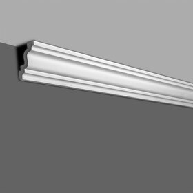 3-5/8in Face x 3in H x 2in Proj | Primed White Polyurethane | Crown Moulding