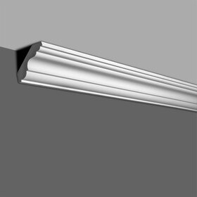 4-1/8in Face x 3in H x 3in Proj | Primed White Polyurethane | Crown Moulding | DEM-220 Series