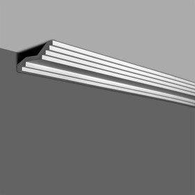 4-3/8in Face x 1-13/16in H x 4in Proj | Primed White Polyurethane | Crown Moulding