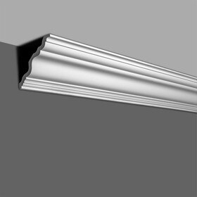 5-1/2in Face x 3-15/16in H x 3-15/16in Proj | Primed White Polyurethane | Crown Moulding