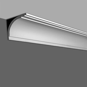 6-1/2in Face x 4-3/8in H x 4-3/4in Proj | Primed White Polyurethane | Crown Moulding