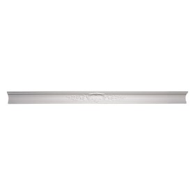 6-3/4in Face x 4-7/8in H x 4-3/4in Proj | Primed White Polyurethane | Crown Moulding | 96in Long