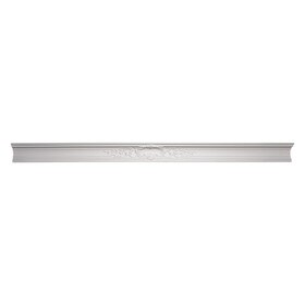 6-3/4in Face x 4-7/8in H x 4-3/4in Proj | Primed White Polyurethane | Crown Moulding | 96in Long