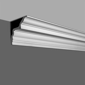 7in Face x 5in H x 5in Proj | Primed White Polyurethane | Crown Moulding