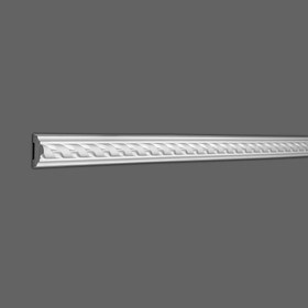 1-5/8in H x 3/4in Proj | Primed White Polymer | Panel Moulding