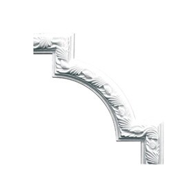12-3/4in H x 7/8in W Proj | Primed White Polyurethane | Butt Joint Corner Panel Moulding Accessory