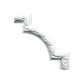 12-3/4in H x 7/8in W Proj | Primed White Polyurethane | Butt Joint Corner Panel Moulding Accessory