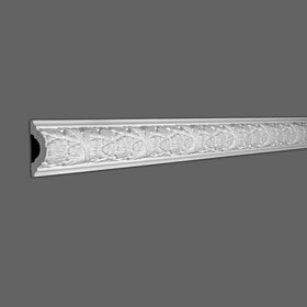 3in H x 1-1/8in Proj | Primed White Polymer Panel Moulding