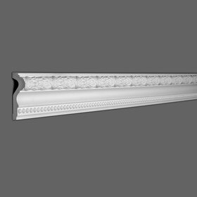 4in H x 1-1/4in Proj | Primed White Polymer Panel Moulding