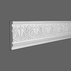 7-1/16in H x 1in Proj | Polyurethane | Frieze Moulding | Style DEM-384