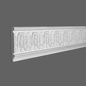 7-1/16in H x 1in Proj | Polyurethane | Frieze Moulding | Style DEM-385