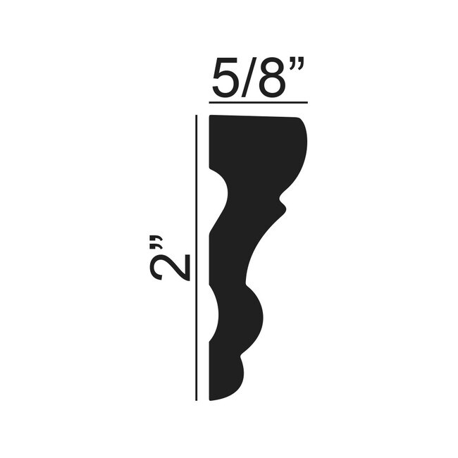 10in H x 10in W | Primed White Polyurethane | Mitreless Corner Cover Panel Moulding Accessory