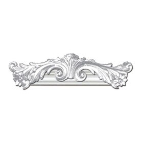 4in H x 15in W | Primed White Polyurethane | Mitreless Straight Cover Panel Moulding Accessory