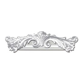 4in H x 15in W | Primed White Polyurethane | Mitreless Straight Cover Panel Moulding Accessory