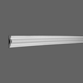 2-9/16in H x 13/16in Proj | Primed White Polymer Panel Moulding