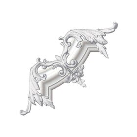 11-3/8in H x 11-3/8in | Primed White Polyurethane | Mitreless Corner Cover Panel Moulding Accessory