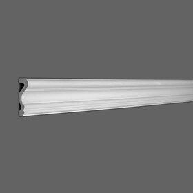 3-3/8in H x 1in Proj | Primed White Polymer Panel Moulding