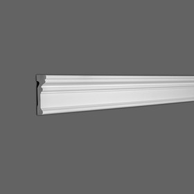 3-1/2in H x 1-1/8in Proj | Primed White | Polymer Panel Moulding and Window Casing