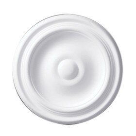 9-11/16in | Primed White Polyurethane | Smooth Ceiling Medallion