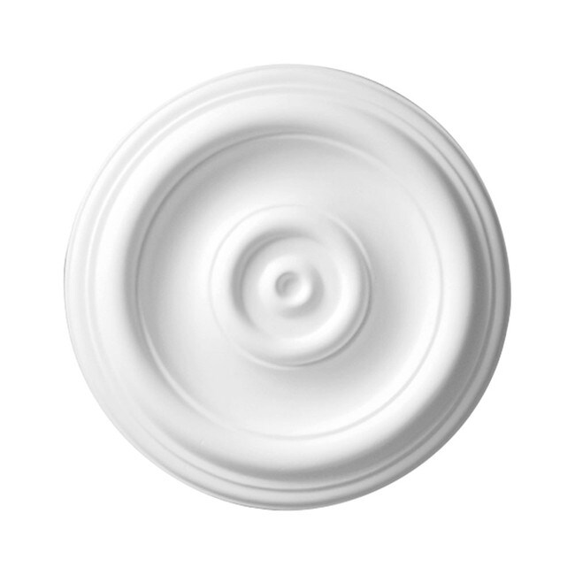 12in | Primed White Polyurethane | Smooth Ceiling Medallion