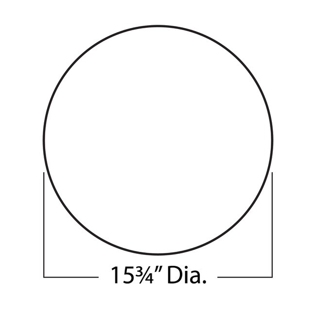 15-3/4in Dia | Primed White Polyurethane | Decorative Ceiling Medallion | Style DEM-515
