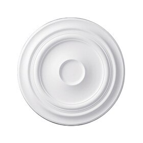 24-3/8in | Primed White Polyurethane | Smooth Ceiling Medallion