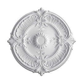 30-1/2in Dia | Primed White Polyurethane | Decorative Ceiling Medallion