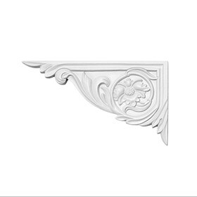 11in W x 6-5/16in H | Primed White | Stair Bracket