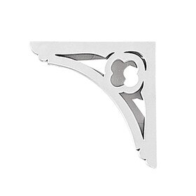 11in W x 8-11/16in H | Primed White | Stair Bracket