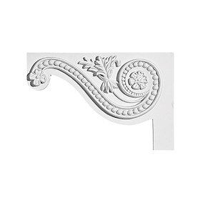 11-7/16in W x 7-5/8in H | Primed White | Stair Bracket