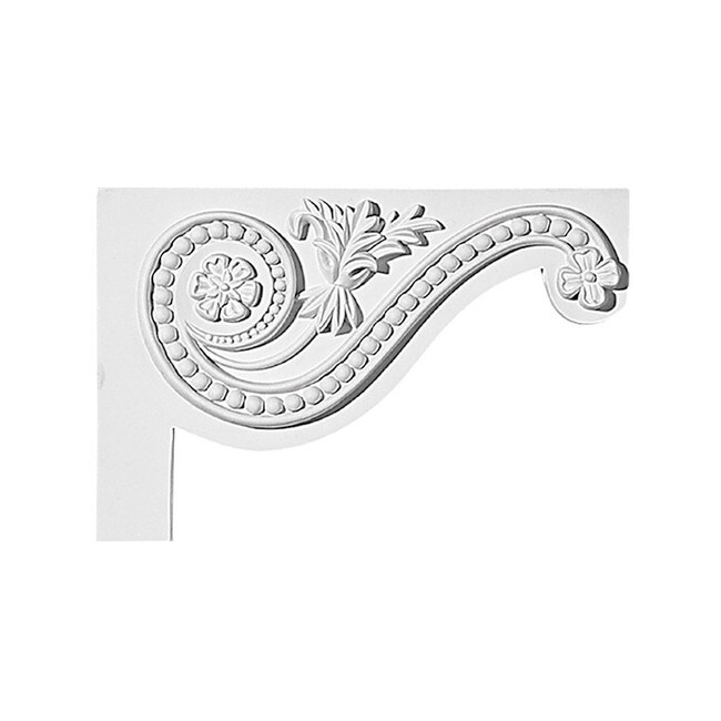 11-7/16in W x 7-5/8in H | Primed White | Stair Bracket
