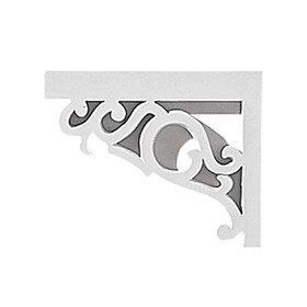 9-7/16in W x 9-7/16in H | Primed White | Stair Bracket