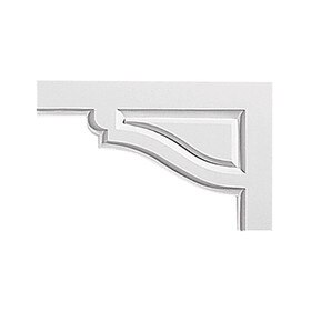 11-13/16in W x 7-1/2in H | Primed White | Stair Bracket